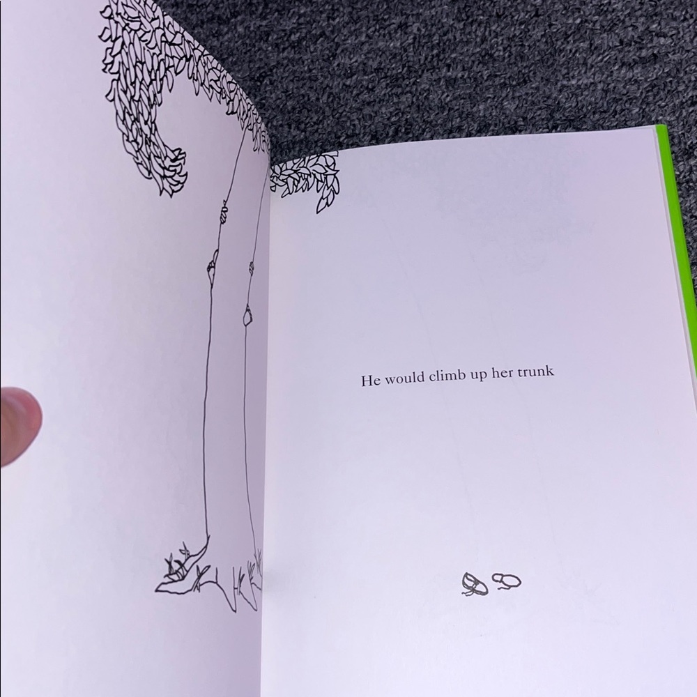 The Giving Tree by Shel Silverstein Hardcover Book - Picture 3 of 4